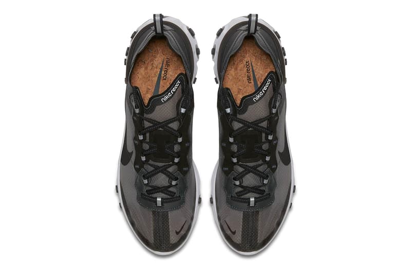話題性抜群の新作 Nike React Element 87 の公式ビジュアルが登場 半透明素材のアッパーと歪なソールユニットを融合させた注目作が遂にドロップ UNDERCOVER アンダーカバー 2018年秋冬コレクション Nike React Element 87 ナイキ リアクト エレメント 87 Nike ナイキ 公式ビジュアル NIKE.COM Reactフォーム 半透明 160ドル 約17,598円 PlayStation Air Force 1 Low Air Max 95 “Juventus” HYPEBEAST ハイプビースト