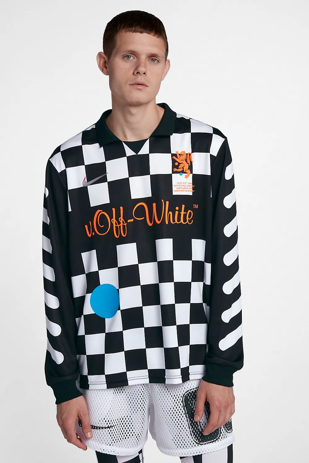 純正人気nike off-white football サッカー ユニフォーム Tシャツ/カットソー(七分/長袖)