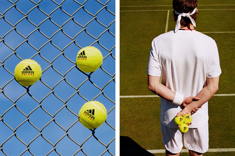 Palace が adidas とのテニスコレクションの全貌を紐解くルックブックを公開 「ウィンブルドン選手権」の開催を祝す上品なオールホワイトのテニスアイテムが多数登場 ストリートブランドながら街中にアドバタイズするという斬新な手法で話題作りをしてきた〈Palace(パレス)〉が、鉄道駅のプラットホームに〈adidas(アディダス)〉との新たなコラボレーションを予告する広告を掲載。その駅とは、テニスの四大大会のひとつ「ウィンブルドン選手権」の会場の最寄りであるウィンブルドン駅で、ティーザーを見る限り、両者はテニスに関連したコレクションを発表するのではないかと推測されていた。 その広告の存在が明らかになってから間も無く、ロンドンを拠点とするインディペンデントスケートレーベルは、コレクションの全貌を紐解くルックブックを公開。Blondey McCoy(ブロンディ・マッコイ)とLucien Clarke(ルシアン・クラーク)がモデルとして登場するフォトセットには、かぶりのジップアップポロや、ショーツ、ヘッドバンド、トラックスーツ、キャップ、バケットハットといった各種アパレルに加え、両者のブランドロゴを配した傘やテニスボールなども写り込んでいる。また、全てのプロダクトを白で統一しているのは、同大会が選手に課しているオールホワイトのドレスコートにインスパイアされているからであろう。 〈Palace〉x〈adidas〉のウィンブルドンコレクションは、7月3日(土)11時より〈Palace〉の日本語版オンラインストアにて発売開始。ドロップに先駆けて、本コレクションの世界観を投影した下のムービーを楽しんでみてはいかがだろうか。 ちなみに、「ウィンブルドン」の優勝候補の一人、Roger Federer(ロジャー・フェデラー)〉には〈Nike(ナイキ)〉からの移籍の噂があるが、果たして……。