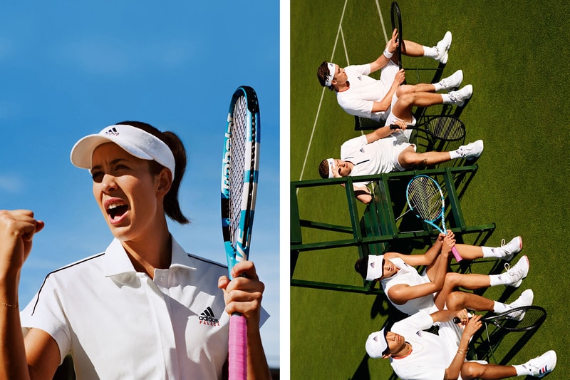Palace が adidas とのテニスコレクションの全貌を紐解くルックブックを公開 「ウィンブルドン選手権」の開催を祝す上品なオールホワイトのテニスアイテムが多数登場 ストリートブランドながら街中にアドバタイズするという斬新な手法で話題作りをしてきた〈Palace（パレス）〉が、鉄道駅のプラットホームに〈adidas（アディダス）〉との新たなコラボレーションを予告する広告を掲載。その駅とは、テニスの四大大会のひとつ「ウィンブルドン選手権」の会場の最寄りであるウィンブルドン駅で、ティーザーを見る限り、両者はテニスに関連したコレクションを発表するのではないかと推測されていた。  その広告の存在が明らかになってから間も無く、ロンドンを拠点とするインディペンデントスケートレーベルは、コレクションの全貌を紐解くルックブックを公開。Blondey McCoy（ブロンディ・マッコイ）とLucien Clarke（ルシアン・クラーク）がモデルとして登場するフォトセットには、かぶりのジップアップポロや、ショーツ、ヘッドバンド、トラックスーツ、キャップ、バケットハットといった各種アパレルに加え、両者のブランドロゴを配した傘やテニスボールなども写り込んでいる。また、全てのプロダクトを白で統一しているのは、同大会が選手に課しているオールホワイトのドレスコートにインスパイアされているからであろう。  〈Palace〉x〈adidas〉のウィンブルドンコレクションは、7月3日（土）11時より〈Palace〉の日本語版オンラインストアにて発売開始。ドロップに先駆けて、本コレクションの世界観を投影した下のムービーを楽しんでみてはいかがだろうか。  ちなみに、「ウィンブルドン」の優勝候補の一人、Roger Federer（ロジャー・フェデラー）〉には〈Nike（ナイキ）〉からの移籍の噂があるが、果たして……。