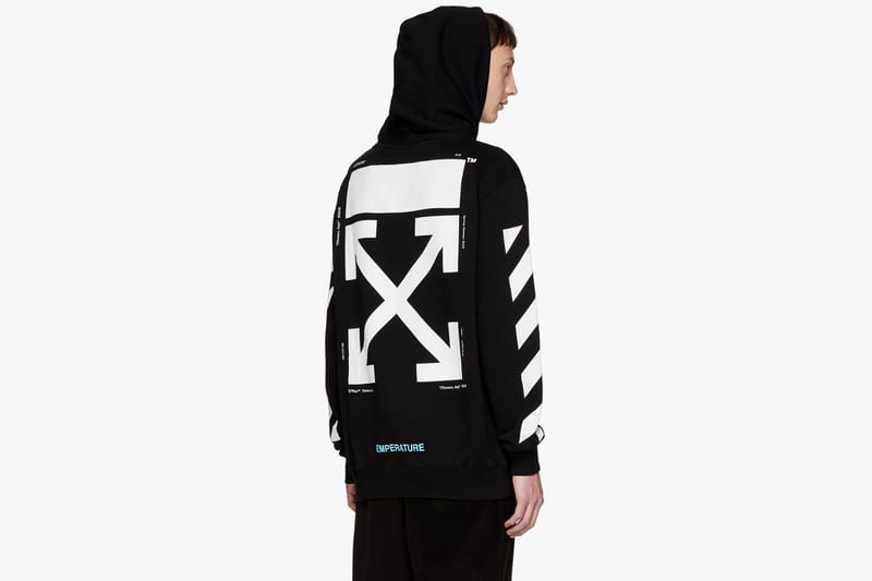off white hoodie white