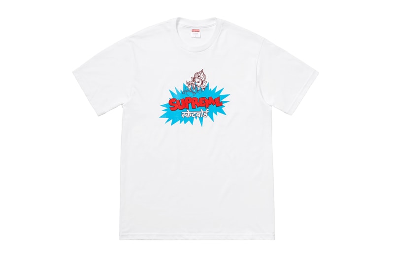 モナ・リザや Gonz の新ロゴが登場する Supreme 2018年夏のTシャツコレクション 売上金はトランプ政権の移民へ対するポリシーで損大な被害を受ける子供や家族たちに寄付 〈Supreme（シュプリーム）〉の2019年春夏シーズンもいよいよ最終盤に突入。そして、今週末の#WEEK19の目玉は、今季の第2弾となるTシャツコレクションだろう。  いつもと同じく、U.S.製のコットンボディで構成される最新デリバリーは、〈Sup〉らしい遊びを感じさせるラインアップとなっている。ヒンドゥー教の神の一柱であるガネーシャを筆頭に、叩き割ったようなオーバーレイがかかるモナ・リザ、マルチカラーの宝石ロゴやタコなど、各種Tシャツのフロントには質の高いプリント技術でありそうでなかったグラフィックが施されている。また、GonzことMark Gonzales（マーク・ゴンザレス）デザインのS/Sも登場し、6月30日（土）には合計7種類のTシャツが様々なボディカラーで展開されることとなる。  なお、前述のサマーTシャツの売上は、Donald Trump（ドナルド・トランプ）政権の移民へ対するポリシーで損大な被害を受ける子供たちや援助を必要とする家族たちを守る組織へと寄付されるようだ。〈Supreme〉からの寄付金は非営利団体「Act Blue」を介して、「アメリカ自由人権協会（ACLU）」やUNHCR特使のAngelina Jolie（アンジェリーナ・ジョリー）が2005年に「立ち上げた弁護を必要とする子どもたちのための組織（Kids in Need of Defense）」に届けられるという。  〈Supreme〉のTシャツコレクションのラインアップ一覧は、上のフォトギャラリーからご確認を。ちなみに、あの即完必至のスニーカーなどもリストアップした見逃したくない今週のリリースアイテム9選はもうチェック済み？