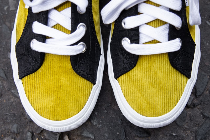 Supreme x Vans による新作コラボスニーカー2型を捉えたフォトセットが到着 季節外れの素材使いで話題を呼ぶSK8-MIDとLAMPINを隅々までチェック Supreme シュプリーム Spitfire Wheels スピットファイア Vans ヴァンズ SK8-MID LAMPIN クロコ型押しレザー コーデュロイ 2型計6モデル 6月23日（土） HYPEBEAST ハイプビースト