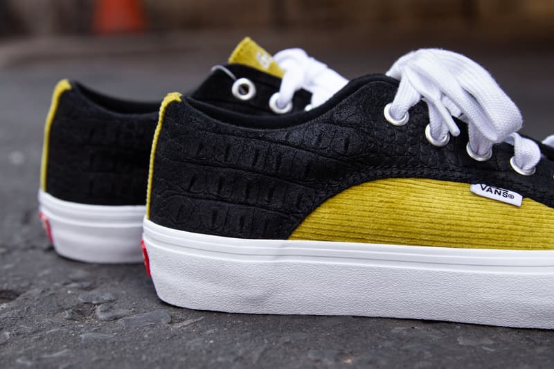 Supreme x Vans による新作コラボスニーカー2型を捉えたフォトセットが到着 季節外れの素材使いで話題を呼ぶSK8-MIDとLAMPINを隅々までチェック Supreme シュプリーム Spitfire Wheels スピットファイア Vans ヴァンズ SK8-MID LAMPIN クロコ型押しレザー コーデュロイ 2型計6モデル 6月23日（土） HYPEBEAST ハイプビースト