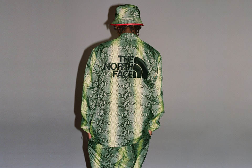 SupremeとThe North Faceのタッグよりスネーク柄を用いた最新コラボ 