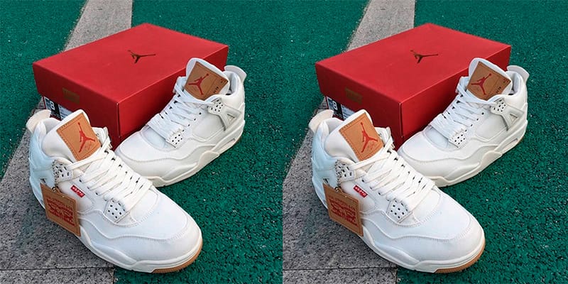 air jordan 4 white denim