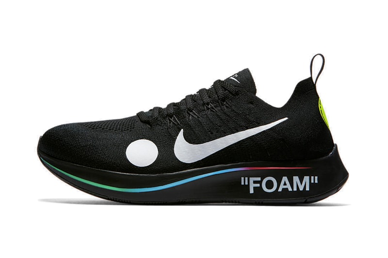 Off-White™ x Nike Zoom Fly Mercurial Flyknit の詳細情報が SNKRS 上に登場