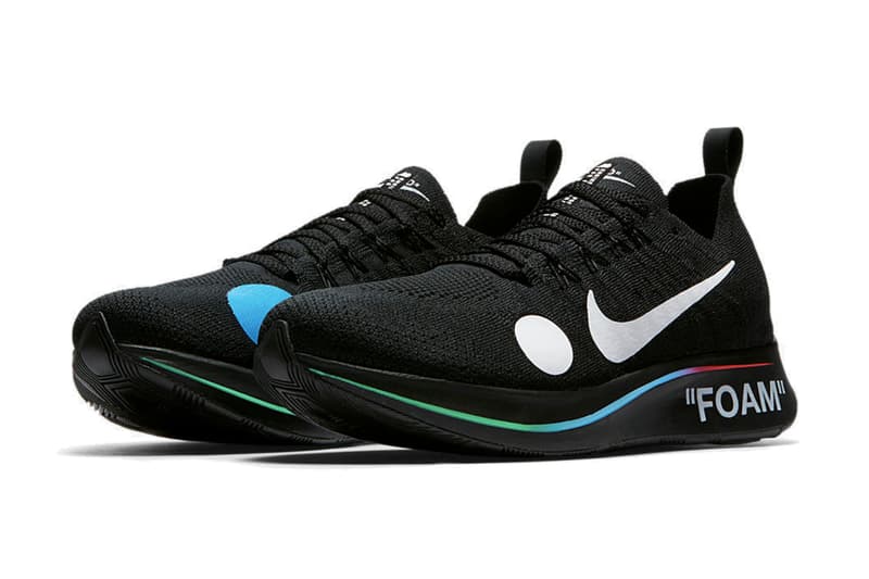 Off-White™ x Nike Zoom Fly Mercurial Flyknit の詳細情報が SNKRS 上に登場
