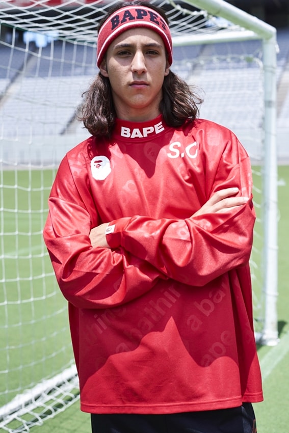 A BATHING APE® BAPE ベイプ エイプ サッカー フットボール ルックブック lookbook HYPEBEAST ハイプビースト