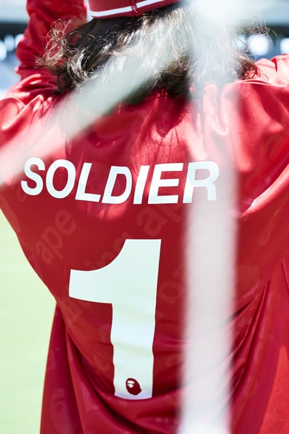 A BATHING APE® BAPE ベイプ エイプ サッカー フットボール ルックブック lookbook HYPEBEAST ハイプビースト