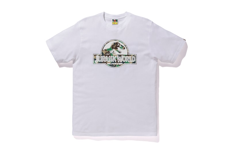 A BATHING APE® より公開目前の映画『ジュラシック・ワールド』とのコラボアイテムの数々が登場