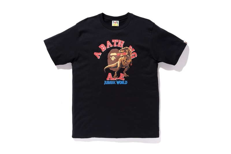 A BATHING APE® より公開目前の映画『ジュラシック・ワールド』とのコラボアイテムの数々が登場