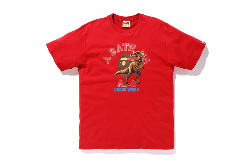 A BATHING APE® より公開目前の映画『ジュラシック・ワールド』とのコラボアイテムの数々が登場