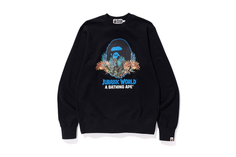 A BATHING APE® より公開目前の映画『ジュラシック・ワールド』とのコラボアイテムの数々が登場
