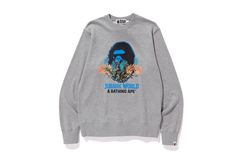 A BATHING APE® より公開目前の映画『ジュラシック・ワールド』とのコラボアイテムの数々が登場