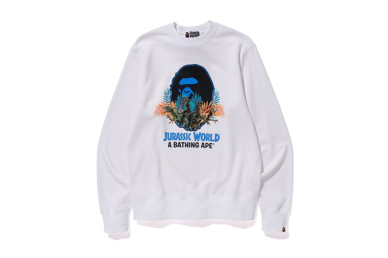 A BATHING APE® より公開目前の映画『ジュラシック・ワールド』とのコラボアイテムの数々が登場
