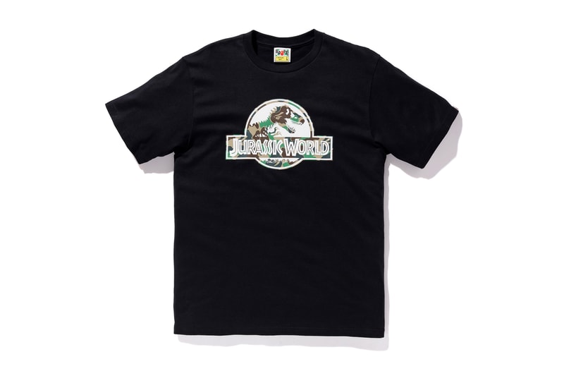 A BATHING APE® より公開目前の映画『ジュラシック・ワールド』とのコラボアイテムの数々が登場