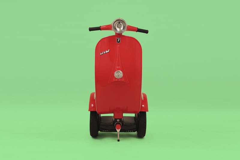 スマホ操作を可能とした Vespa 顔のセグウェイ “Z-Scooter” が登場 過去と未来を繋ぐポピュラーなデザインと機能性を兼ね備えた1台が誕生 バルセロナ Bel & Bel Studio ベルベルスタジオ Vespa ヴェスパ 自立型電動セグウェイ Z-Scooter Corradino D’Ascanio コラディーノ・ダスカニオ 時速20km 3～4時間 充電 25km Bluetooth スマートフォン 5,950ユーロ 約782,000円 HYPEBEAST ハイプビースト