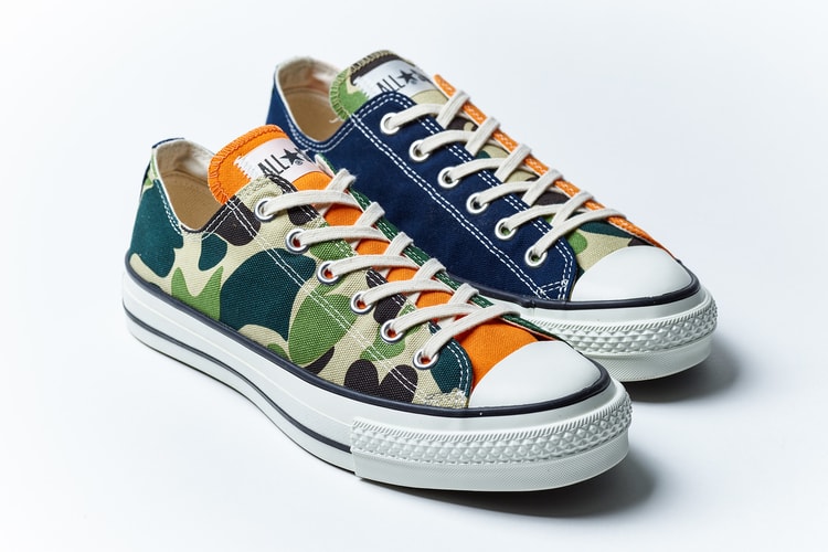 BILLY’S より Converse に別注をかけたクレイジーパターンの大胆な All Star J が登場