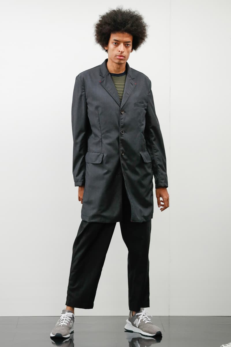 ブレることなく機能美を追求し続けた COMME des GARÇONS HOMME 2019年春夏コレクション 細部まで渡辺淳弥らしい気の利いたギミック盛りだくさんの最新アイテムをチェック 渡辺淳弥 COMME des GARÇONS HOMME コム デ ギャルソン オム 2019年春夏コレクション New Balance ニューバランス フットウェア ジャカードデザイン リラックスシルエット アーバン ミリタリー HYPEBEAST ハイプビースト