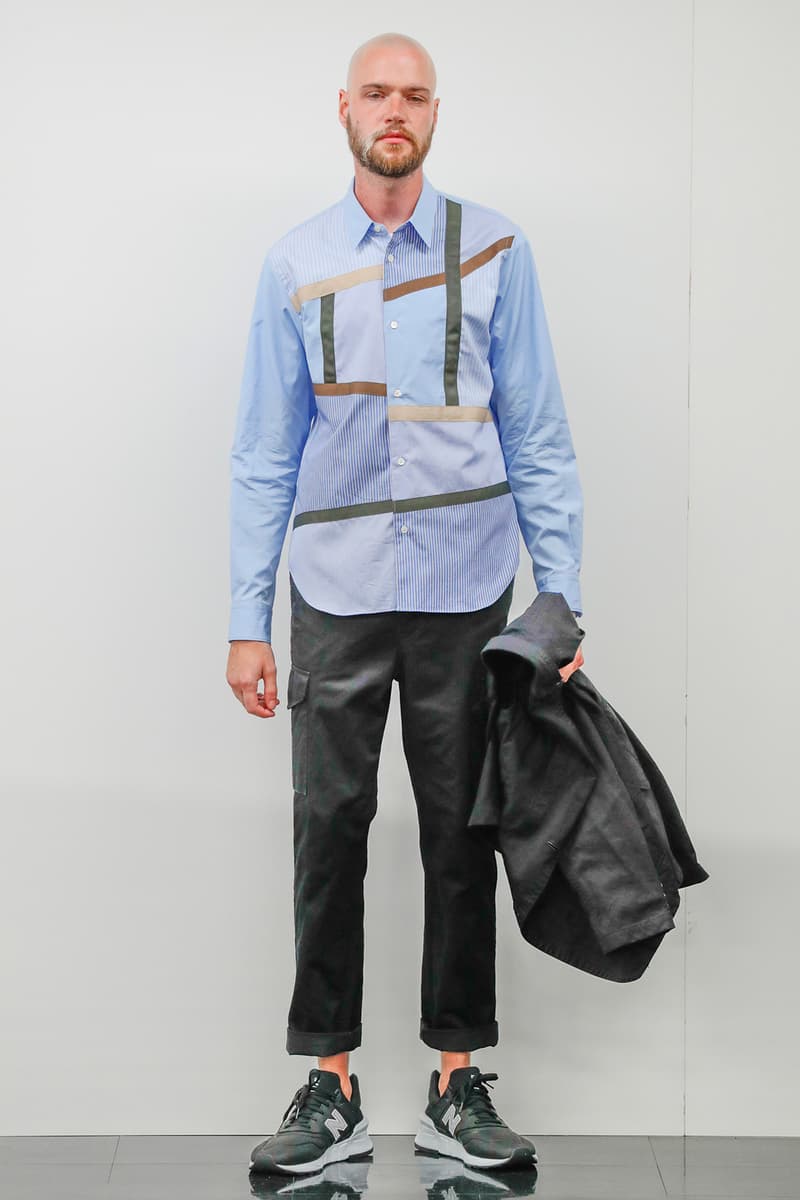 ブレることなく機能美を追求し続けた COMME des GARÇONS HOMME 2019年春夏コレクション 細部まで渡辺淳弥らしい気の利いたギミック盛りだくさんの最新アイテムをチェック 渡辺淳弥 COMME des GARÇONS HOMME コム デ ギャルソン オム 2019年春夏コレクション New Balance ニューバランス フットウェア ジャカードデザイン リラックスシルエット アーバン ミリタリー HYPEBEAST ハイプビースト