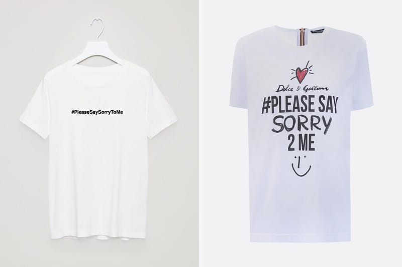 類似デザインを暴きまわる Diet Prada オリジナルTシャツのパロディーアイテムを Dolce & Gabbana が製作