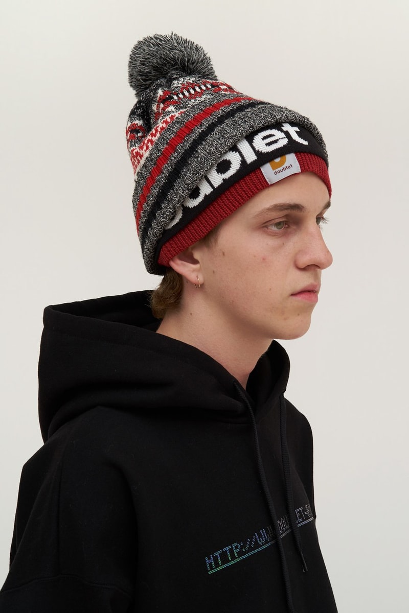 LVMH Prize で日本人初の快挙を成し遂げた doublet の2018年秋冬コレクションにクローズアップ 今最も世界から熱視線を集める井野将之のクリエイションはヘッズならずとも必見 2018 Young Designers Prize doublet ダブレット 2018年秋冬シーズン ルックブック 井野将之 ベドジャン スーベニアジャケット ロングスリーブカットソー 画像準備中 ベルト 柄ソックス HYPEBEAST ハイプビースト