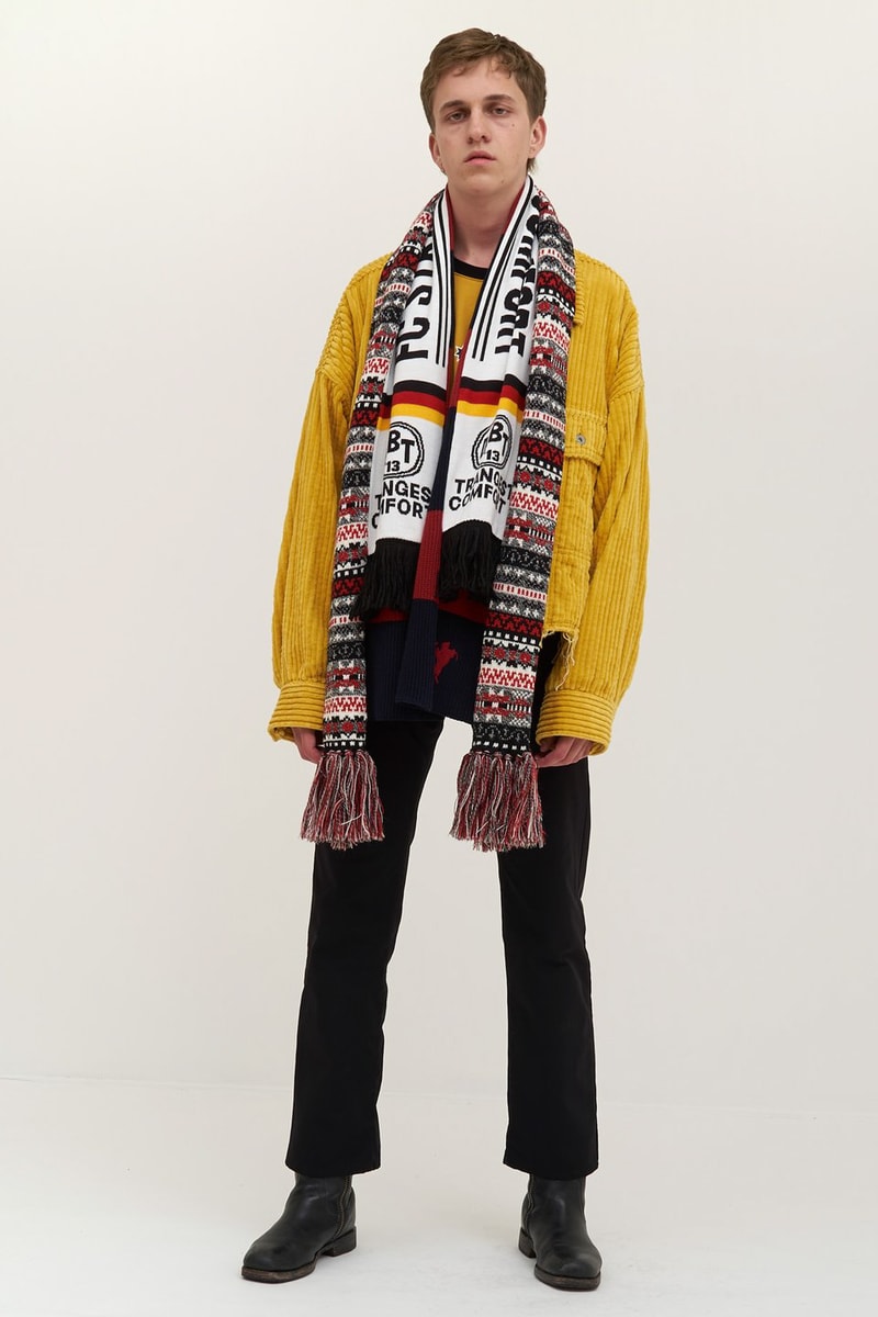 LVMH Prize で日本人初の快挙を成し遂げた doublet の2018年秋冬コレクションにクローズアップ 今最も世界から熱視線を集める井野将之のクリエイションはヘッズならずとも必見 2018 Young Designers Prize doublet ダブレット 2018年秋冬シーズン ルックブック 井野将之 ベドジャン スーベニアジャケット ロングスリーブカットソー 画像準備中 ベルト 柄ソックス HYPEBEAST ハイプビースト