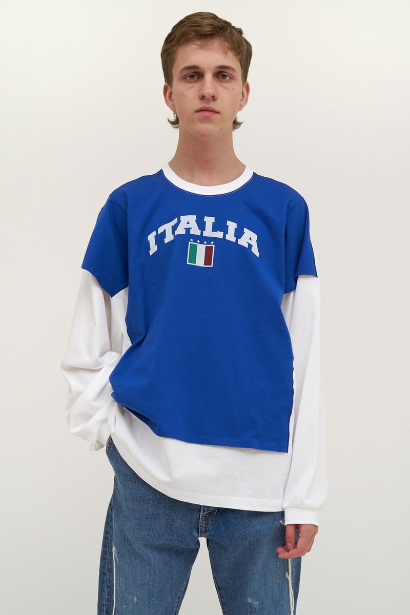 LVMH Prize で日本人初の快挙を成し遂げた doublet の2018年秋冬コレクションにクローズアップ 今最も世界から熱視線を集める井野将之のクリエイションはヘッズならずとも必見 2018 Young Designers Prize doublet ダブレット 2018年秋冬シーズン ルックブック 井野将之 ベドジャン スーベニアジャケット ロングスリーブカットソー 画像準備中 ベルト 柄ソックス HYPEBEAST ハイプビースト
