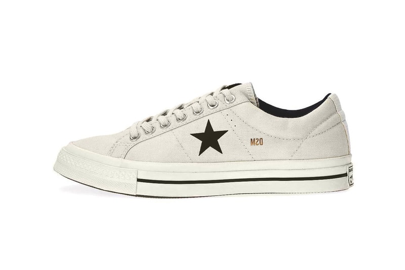 Dover Street Market x Converse による新作コラボ One Star のビジュアル＆リリース情報が判明  クラシックな趣そのままに金メッキのエンボス加工を施した名作が2色展開で登場 Dover Street Market ドーバーストリートマーケット NikeLab ナイキ ラボ Converse コンバース DSM Singapore 金メッキ エンボスロゴ オンラインストア HYPEBEAST ハイプビースト