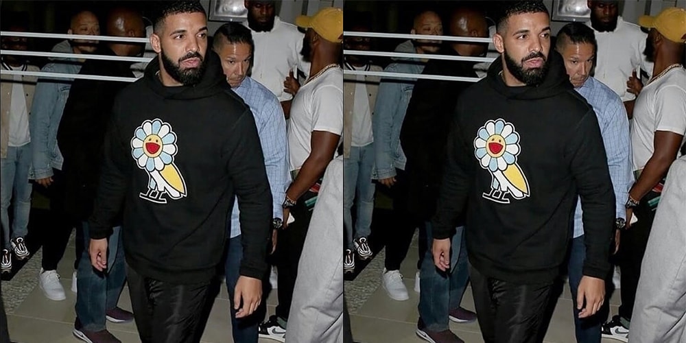 Drake が OVO と 村上隆のコラボレーションをセルフリーク 