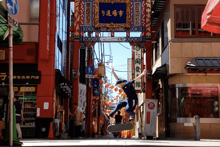 Galaxy S9 | S9+ で中華街スケートトリップを撮ってみた