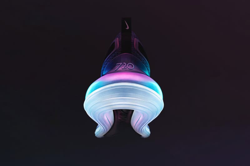 Nike が Air の系譜を引く最新作 Air Max 720 のティーザー画像を公開 Airの一族にAir Max 97から着想を得た新作が追加 〈Nike（ナイキ）〉がスニーカー界に誇る伝統の家系、Airの一族にAir Max 270に次ぐ新作が追加されるようだ。その名も、Air Max 720。本作はその名に因んだ720°のAirユニットが最大の特徴。すでにInstagram上では実物画像も確認されているが、シルエットはストリートでの人気が再燃したAir Max 97を彷彿とさせるも、その独特なパーツレイアウトと立体感により、レトロ感を一切感じさせない現代的な仕上がりとなっている。  絶えず進化を続けるAirの新たなフラッグシップモデルだが、読者の皆さんはAir Max 270と比較してどちらのモデルがお好き？ 是非、ご自身の意見をSNSなどを通して聞かせてほしい。  あわせて、Air VaporMaxとAir Max 95のマッシュアップモデル、Air VaporMax 95 “Neon”のビジュアル＆発売情報もお見逃しなく。