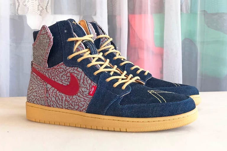 新鋭カスタマイザーが世界中のヘッズを虜にする Levi’s® 501 仕様の Air Jordan 1 を製作
