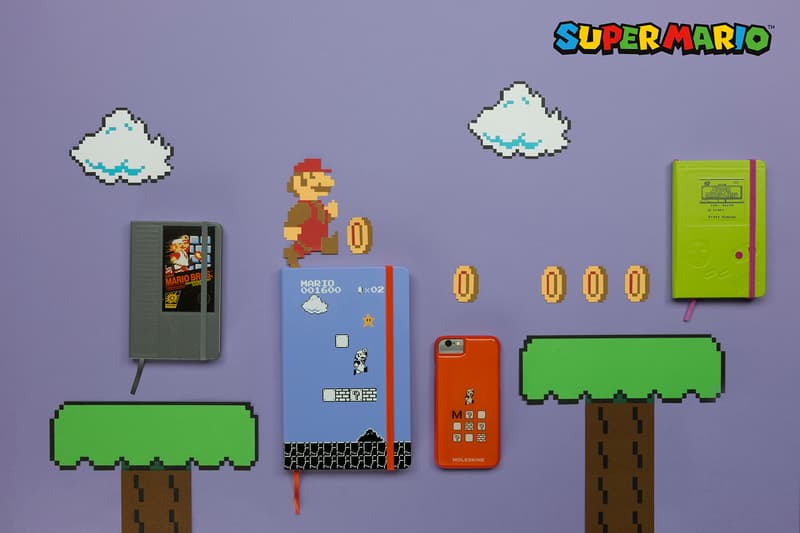 Moleskine からスーパーマリオの限定ノートブックコレクションが発売 「任天堂」と「Moleskine」が『スーパーマリオ』の8ビットワールドに息を吹き込む