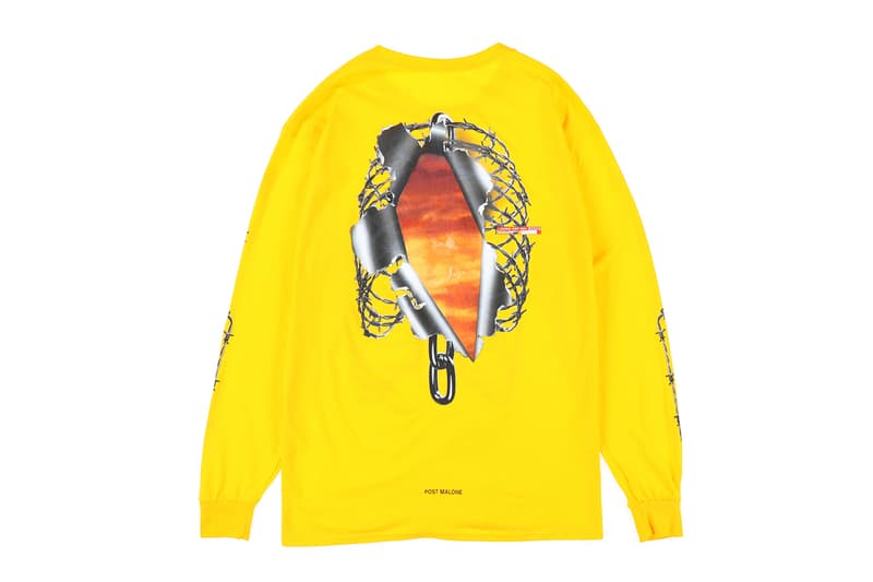 ポストマローン ヌビアン ロンT イエロー