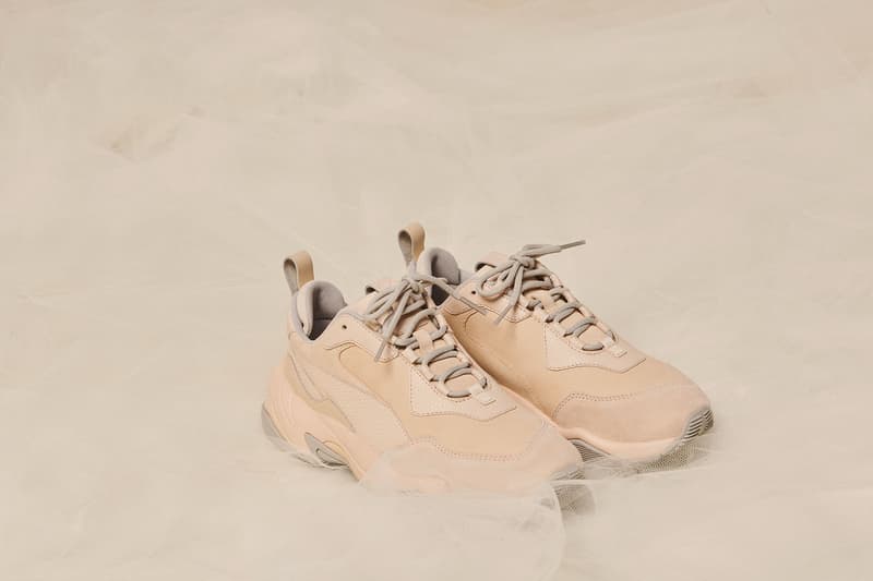 プーマ サンダー デザート クリーム スモークグリーン