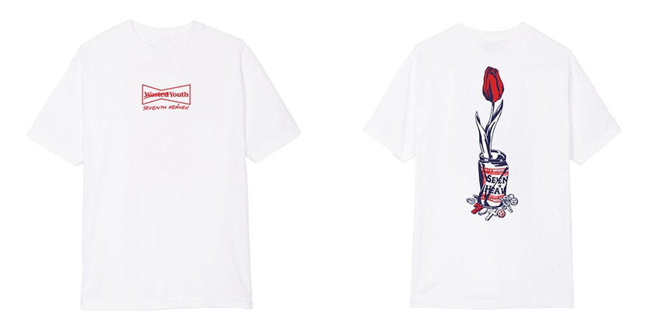 SEVENTH HEAVEN x Wasted Youth の限定Tシャツがゲリラリリース決定 