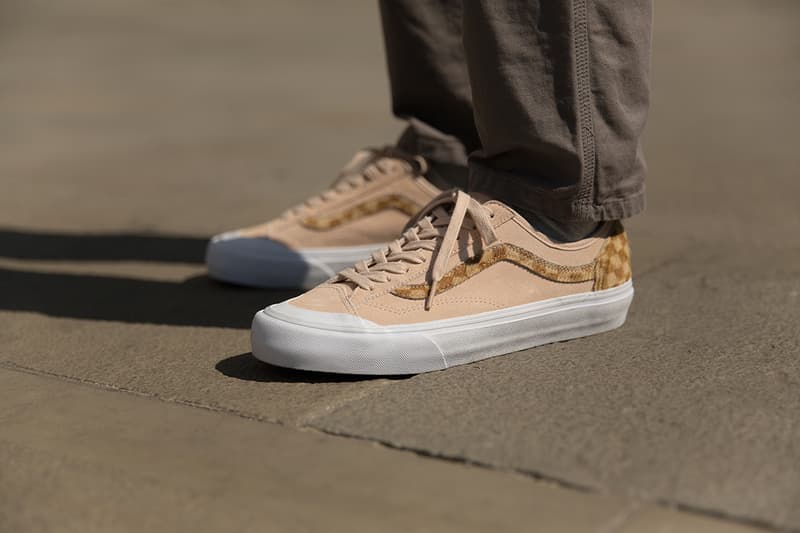 ありそうでないデザインを採用した Vans x size? Style 36 “Pony Hair” パック アッパーに採用するチェッカーボードをサーフラインに取り入れるなど、スニーカーを熟知した『size?』ならではのギミックが購買意欲を駆り立てる