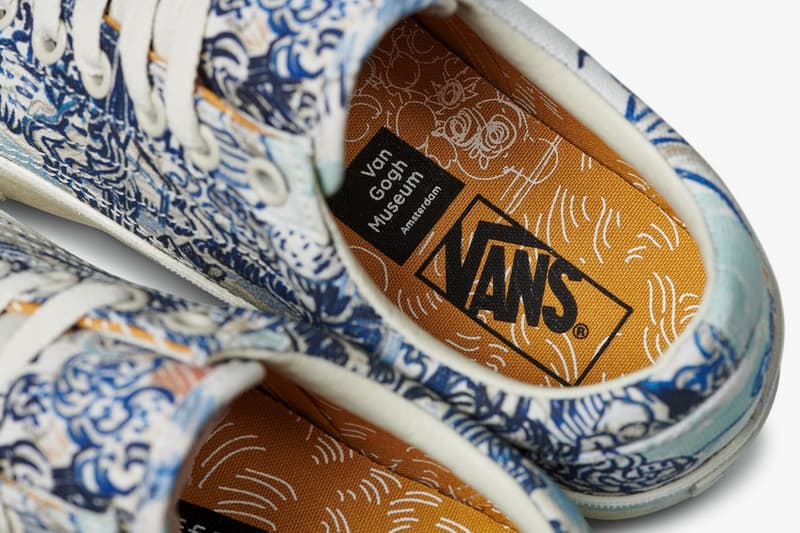 狂気の天才画家ゴッホと Vans による異色のコラボカプセルが登場 誰もが知る“ひまわり”や1888年初頭の自画像を〈Vans〉の定番フットウェア&アパレルアイテムに投入 Vincent Van Gogh フィンセント・ヴァン・ゴッホ Vans ヴァンズ ゴッホ美術館 Old Skool Slip-On Authentic Sk8-Hi ボンバージャケット フーディ ひまわり 花咲くアーモンドの木の枝 Skull in Profile HYPEBEAST ハイプビースト