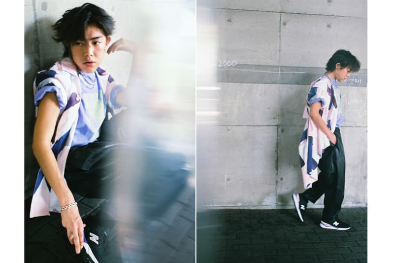 New Balance X-90 と吉村界人のプリントシャツスタイル ニューバランス
