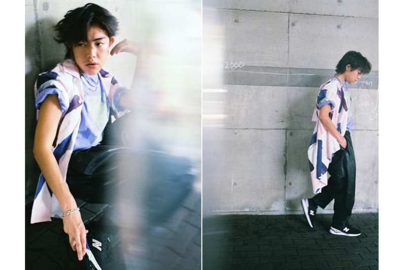 New Balance X-90 と吉村界人のプリントシャツスタイル ニューバランス
