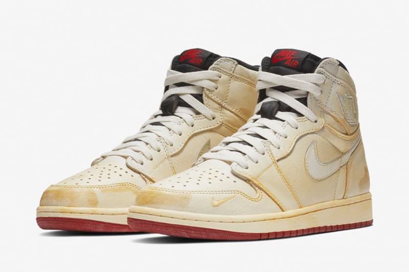 ユーズド加工を施したAir Jordan 1 Hi OG NRGの国内リリース日が解禁 