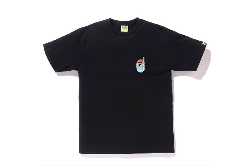 BAPE® から歌舞伎モチーフで和のテイストを注入した新作Tシャツが登場 見得を切るAPE HEADにカタカナを配したジャパネクスな一枚