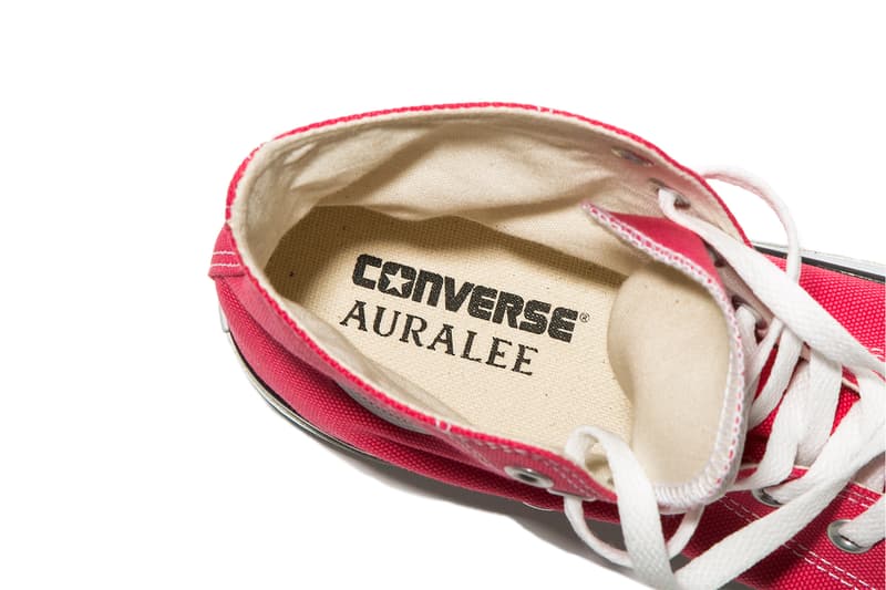 BEAUTY&YOUTH 別注により AURALEE のキャンバス地を纏った Converse All Star が誕生 ビューティーアンドユース オーラリー コンバース オールスター コラボ ユナイテッドアローズ HYPEBEAST ハイプビースト