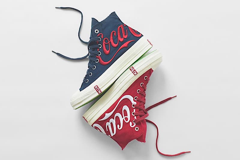 KITH x Coca Cola コラボ コレクション Converse Chuck Taylor にクローズアップ キス コカ コーラ HYPEBEAST ハイプビースト コンバース チャックテイラー