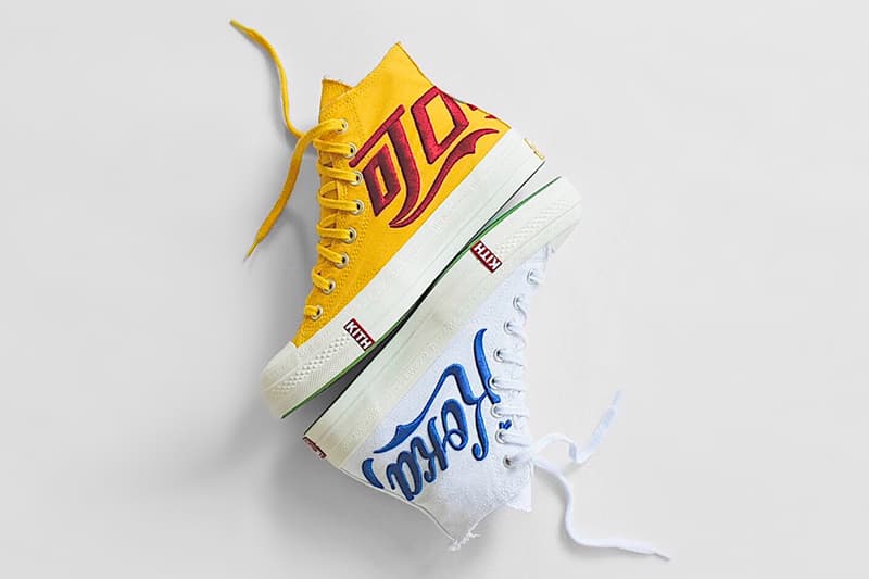 KITH x Coca Cola コラボ コレクション Converse Chuck Taylor にクローズアップ キス コカ コーラ HYPEBEAST ハイプビースト コンバース チャックテイラー