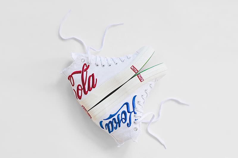 KITH x Coca Cola コラボ コレクション Converse Chuck Taylor にクローズアップ キス コカ コーラ HYPEBEAST ハイプビースト コンバース チャックテイラー