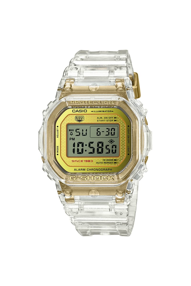 G Shockより設立35周年を記念したクリアスケルトン限定モデル4型が登場 Hypebeast Jp