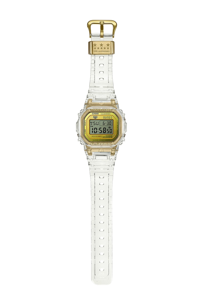 G-SHOCK より 設立 35周年 を記念した クリアスケルトン 限定 モデル 4型が登場 Gショック 透明　ジーショック クリア スケルトン HYPEBEAST ハイプビースト 